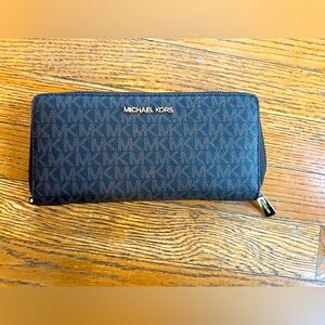 Michael Kors Black Monogram Wallet